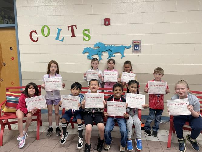 Danielsville Elementary recognizes 'Colts of the Month' School