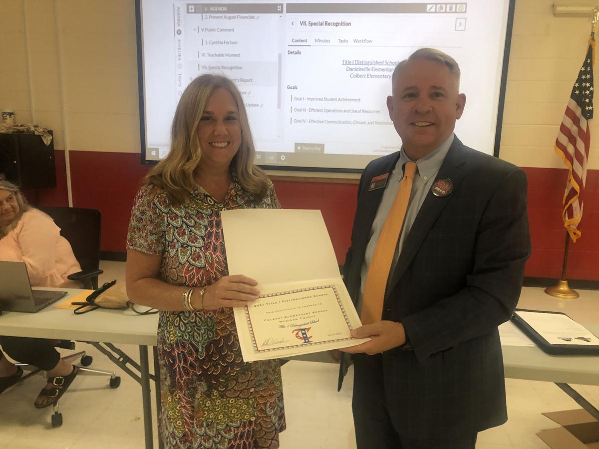 Colbert Elem. honored