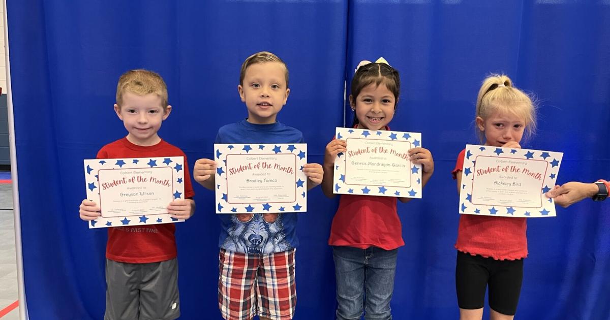 Colbert Elemetry PHOTOS: Colbert Elementary's Students of the Month for August | School ...