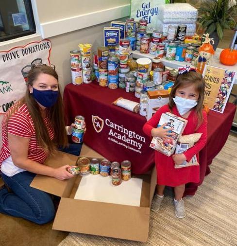 Local students donate to food bank