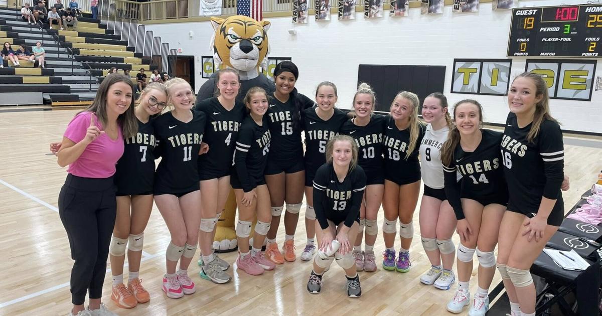 Commerce volleyball secures first ever Area Tournament win