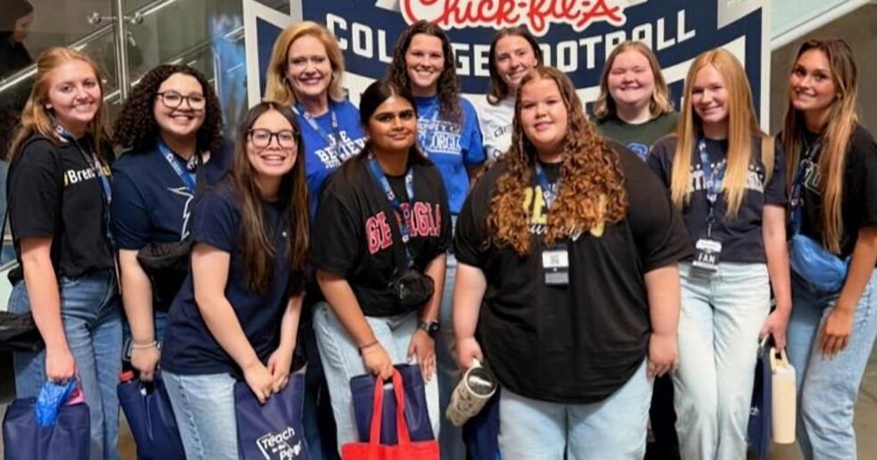 JHS future educators take center stage at “Teach in the Peach” signing day