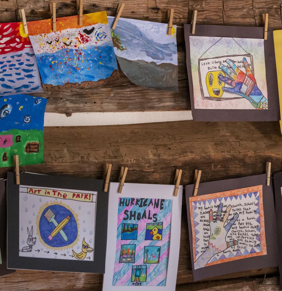 CHILDREN'S ART ON DISPLAY