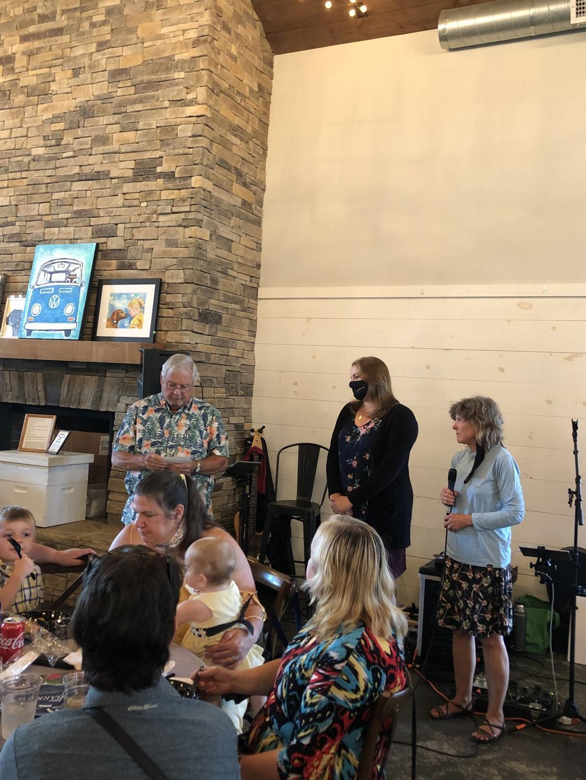 Mount Hermon presents check to MOAS