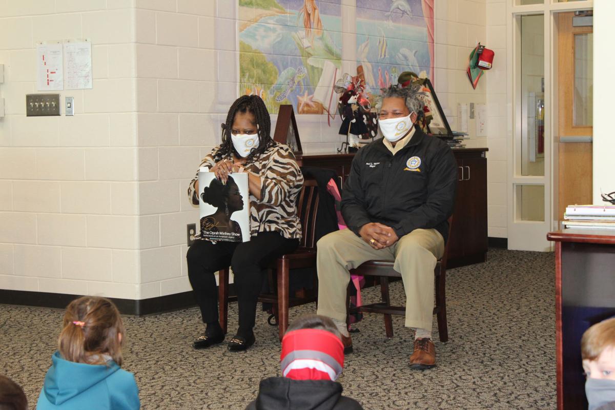 Waltons talk to students about Black History Month