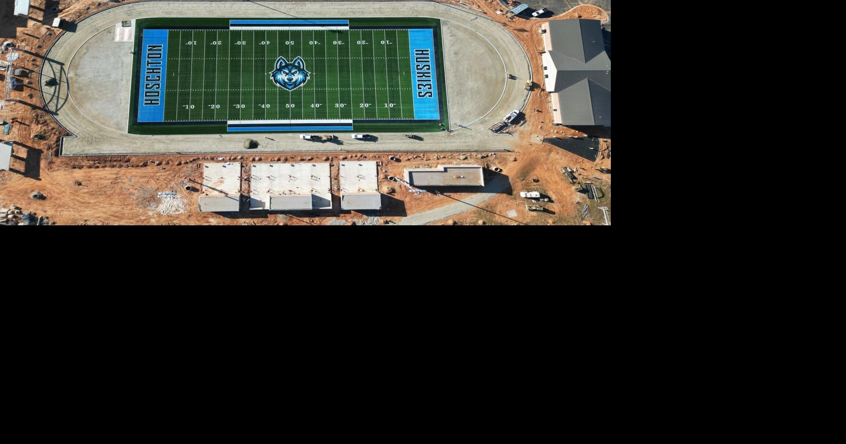 PHOTO: Aerial view of Hoschton High School's football field | News ...