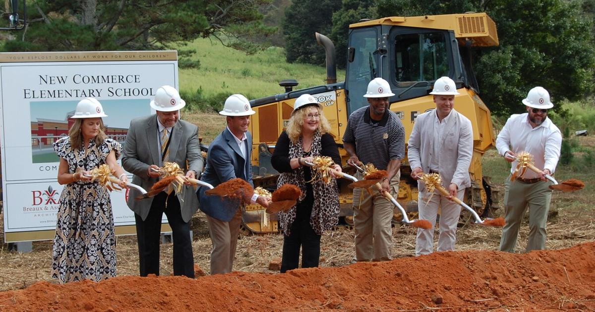 Commerce breaks ground on new school