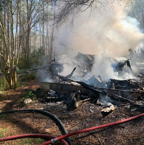 HOMER HOME DESTROYED IN FIRE