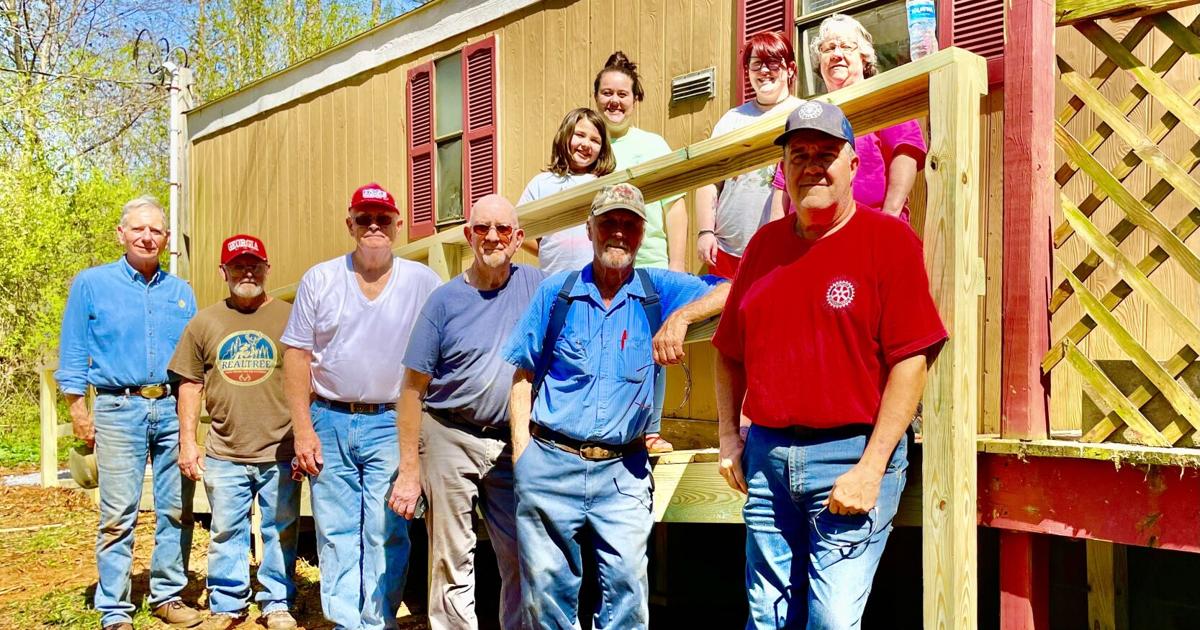 Rotary Club builds its 936th ramp for Kenneth Scarborough | Features ...