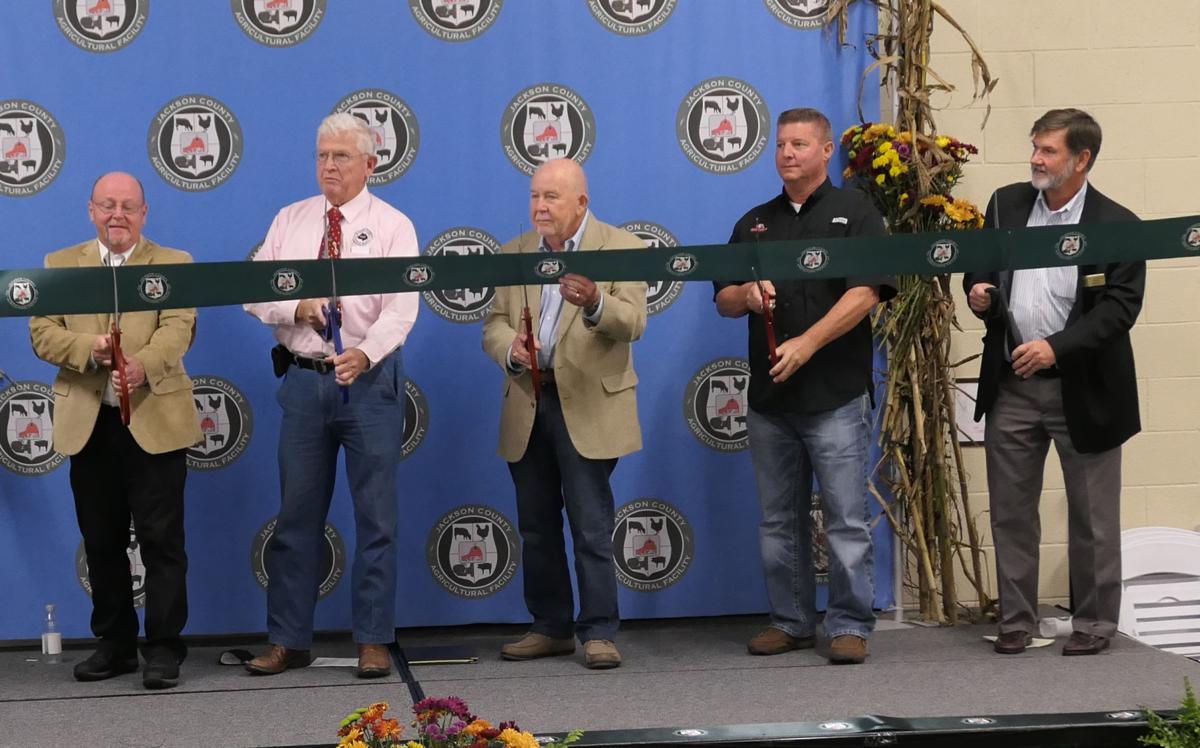 Ag facility ribbon cutting