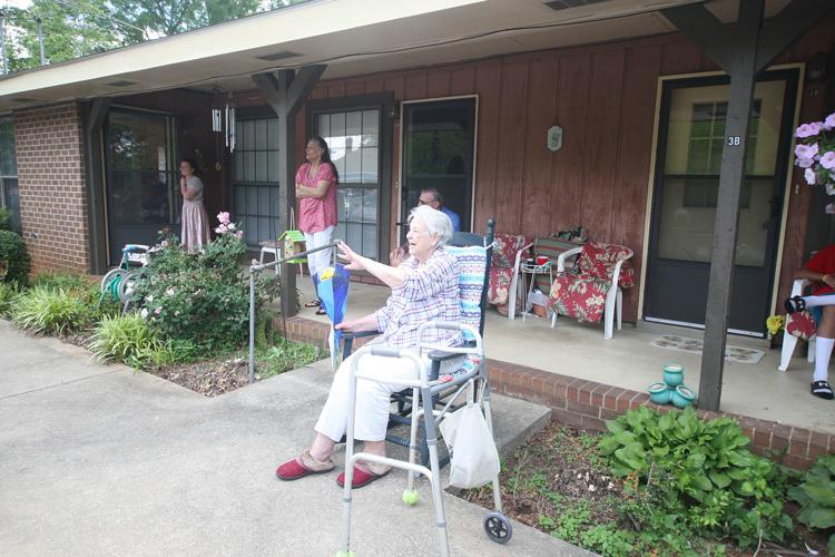 Driveby birthday event held for Virginia Epps Features