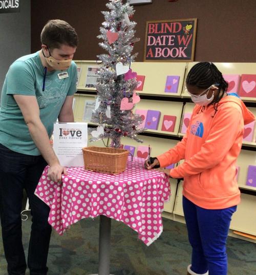 HEART DECORATIONS FOR LIBRARY