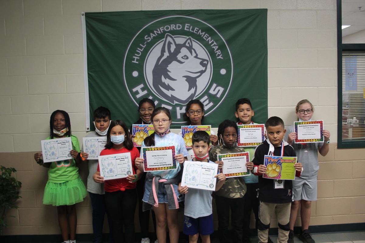 Hull-Sanford fourth graders recognized