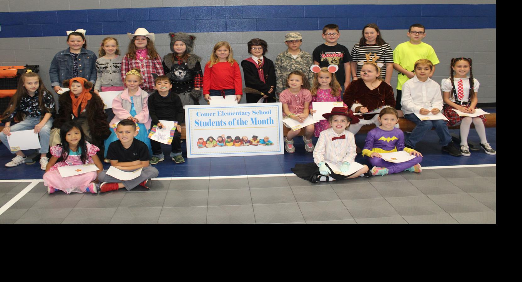 Comer Students Of The Month School Mainstreetnews
