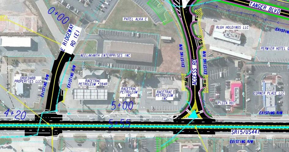 New access road in place at Tanger Outlets | News | mainstreetnews.com