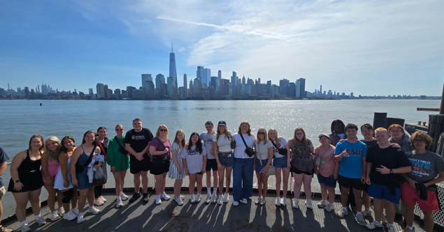 Commerce seniors visit New York on class trip
