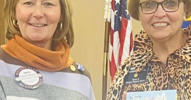 Assistant Rotary district governor speaks at local meeting