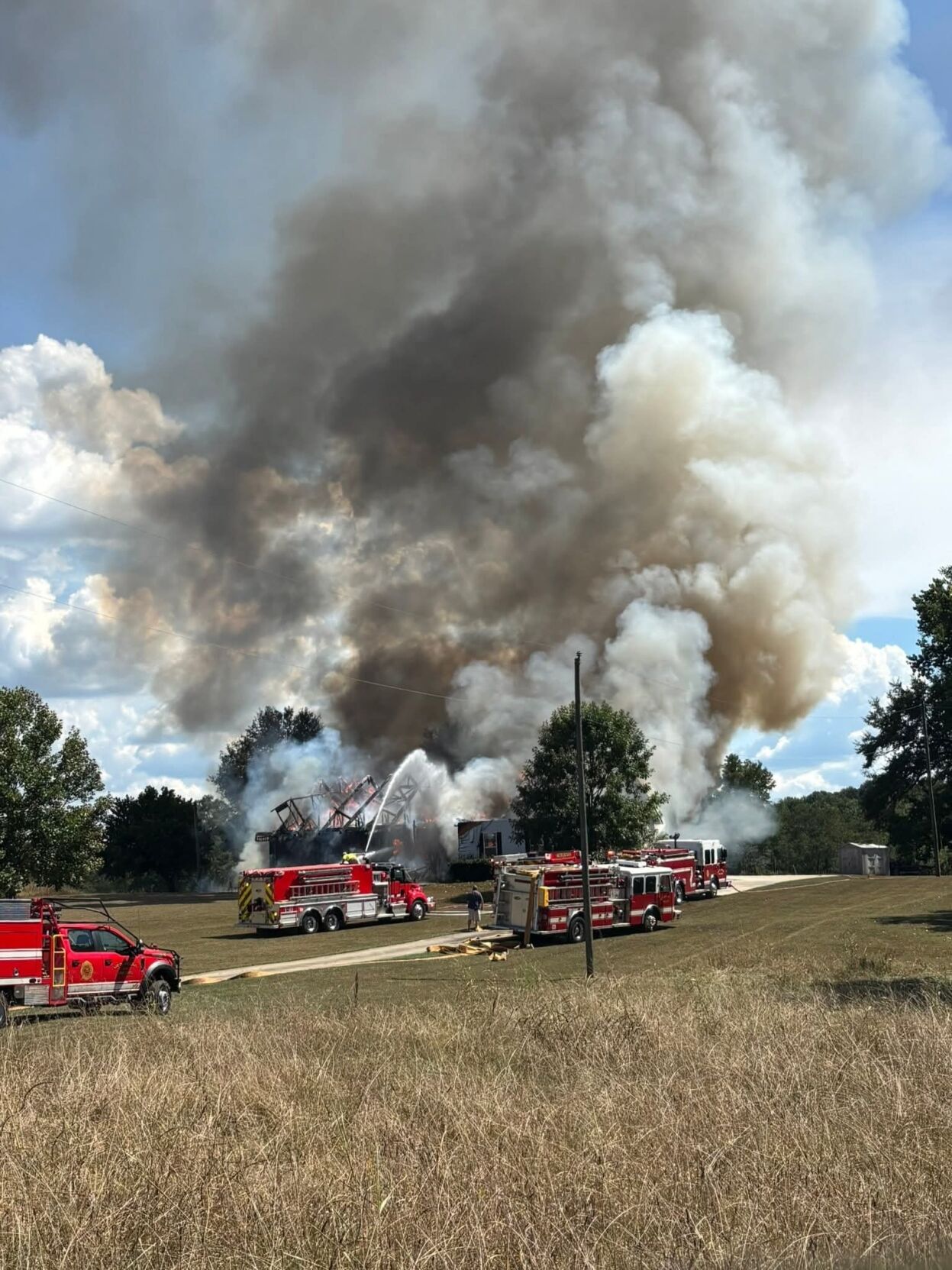 Firefighters respond to residential blaze on New Kings Bridge Road ...