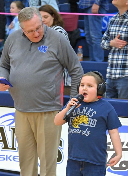 BANKS THIRD GRADER SINGS AT REGION TOURNAMENT