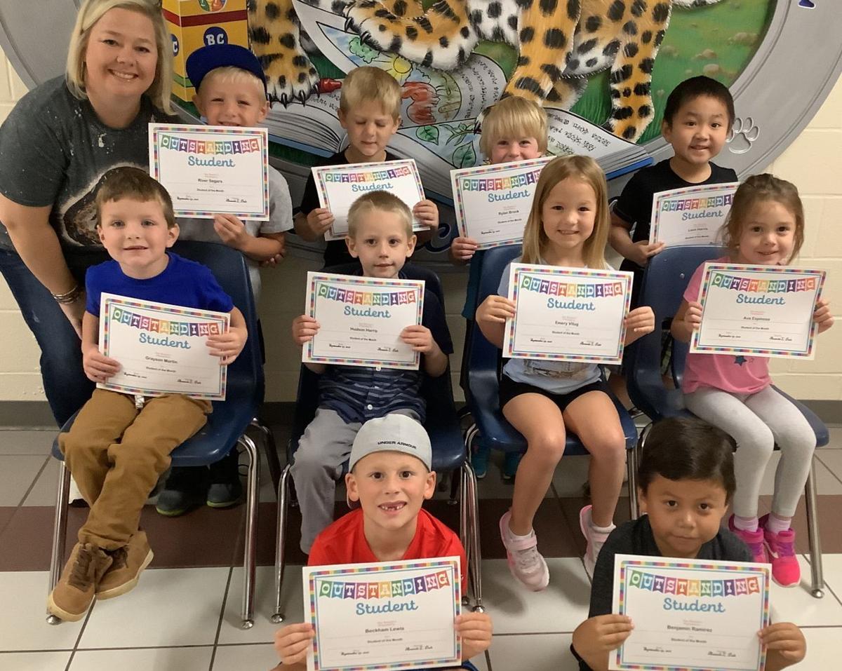 KINDERGARTEN STUDENTS NAMED