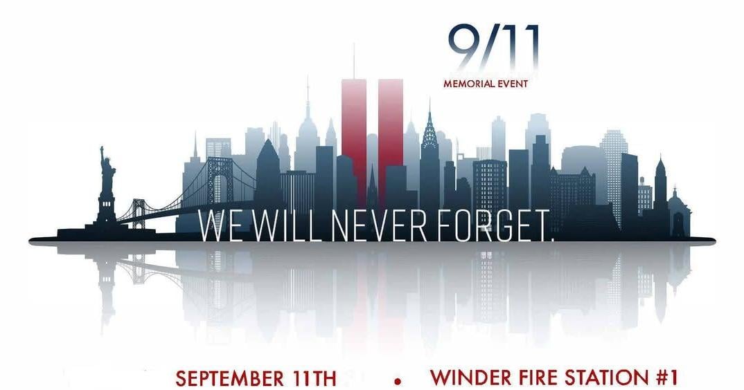 Winder Fire Department to hold annual 9/11 Memorial Ceremony Friday