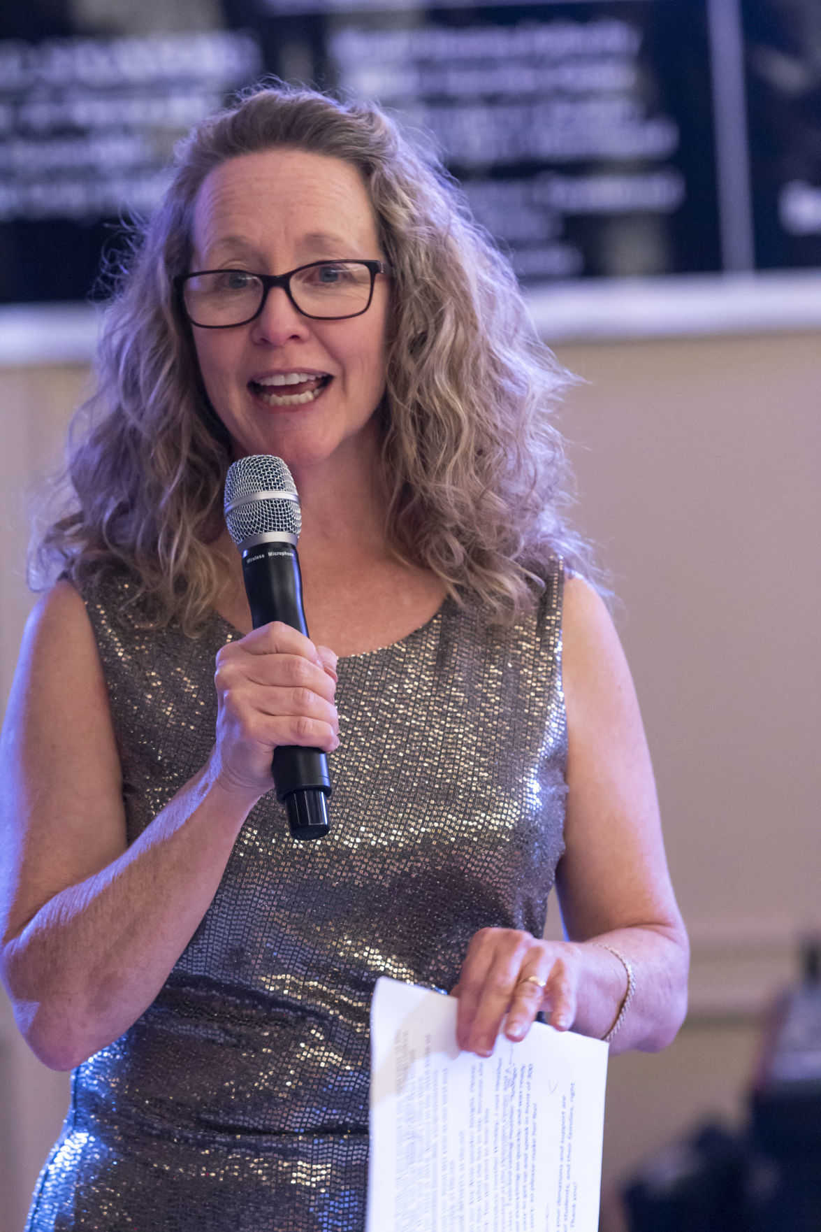 Brown addresses crowd at Literacy Ball