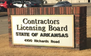 Contractors licensing board sign