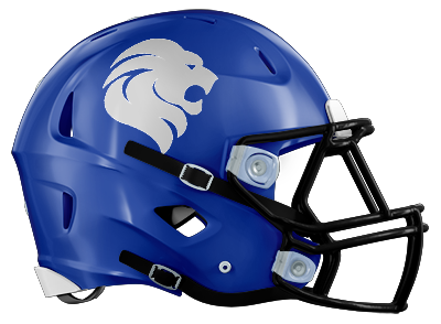 Bismarck Lions football helmet