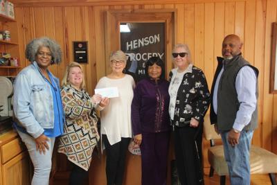 Henson Benson Foundation donating $2,500 to Harvest of Hope