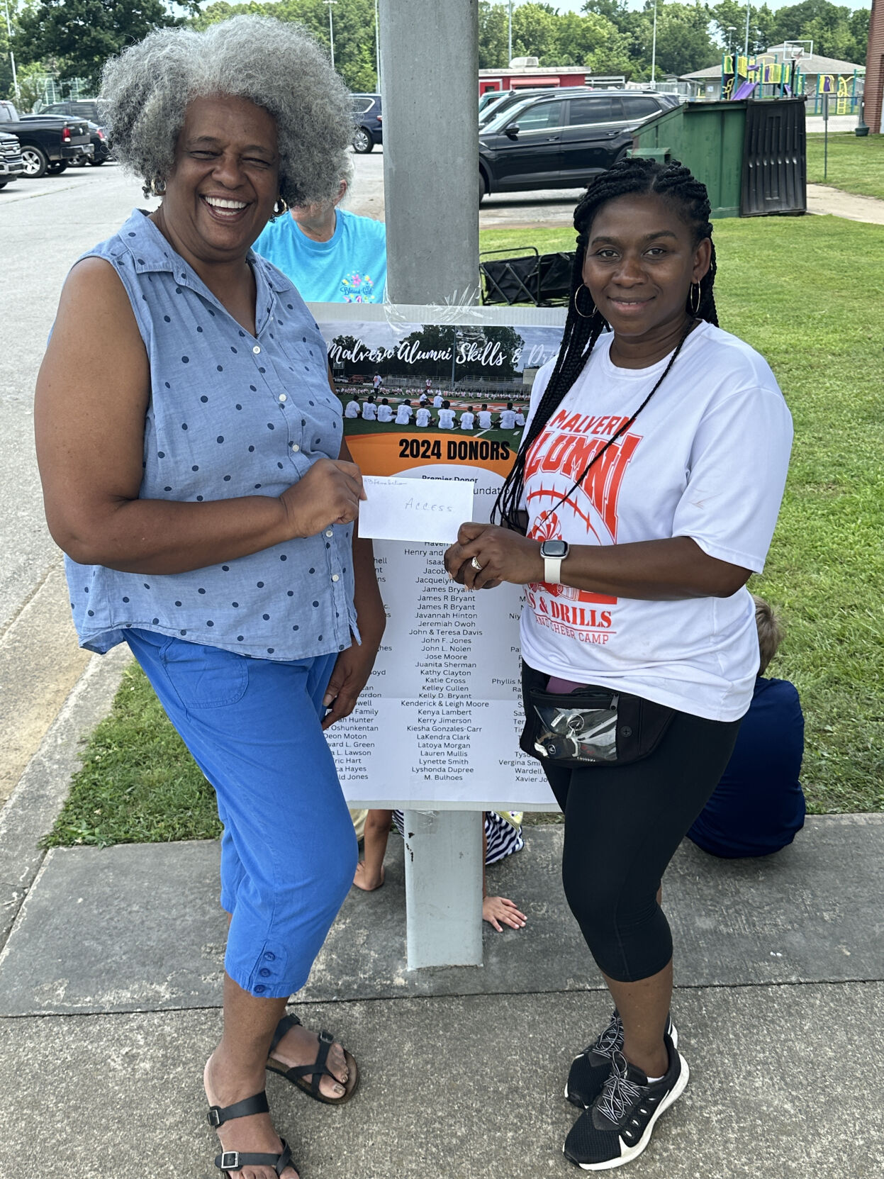 Henson Benson Foundation donates 2,500 to Skills & Drills Camp