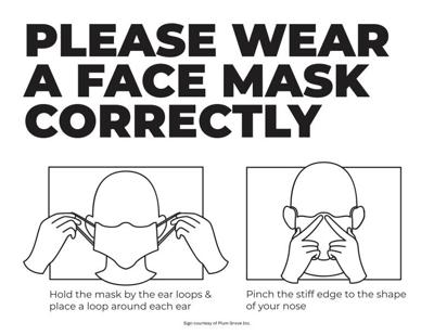 Mask Sign photo