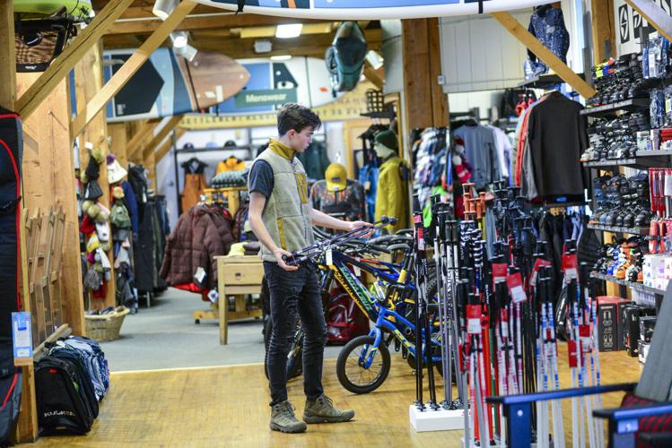 Upbeat on this year's first tracks Ski, snowboard shops first