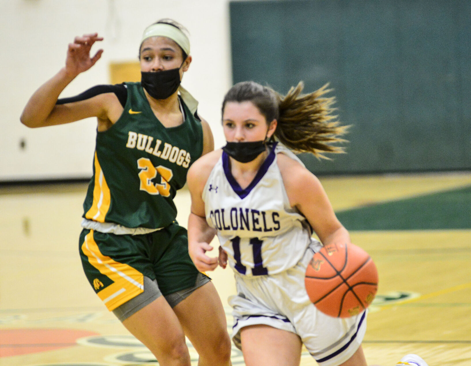 Mount Abe girls basketball edges past Burr and Burton in back and