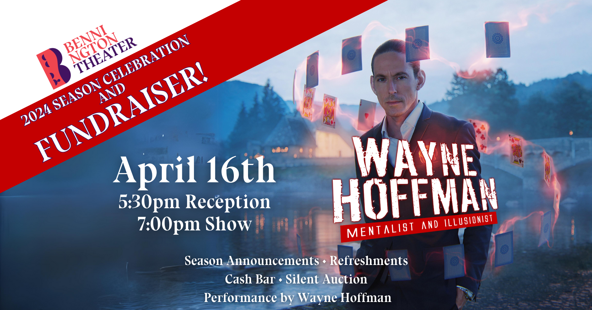 Bennington Theater presents 2024 season celebration and fundraiser featuring Wayne Hoffman - Vimarsana News