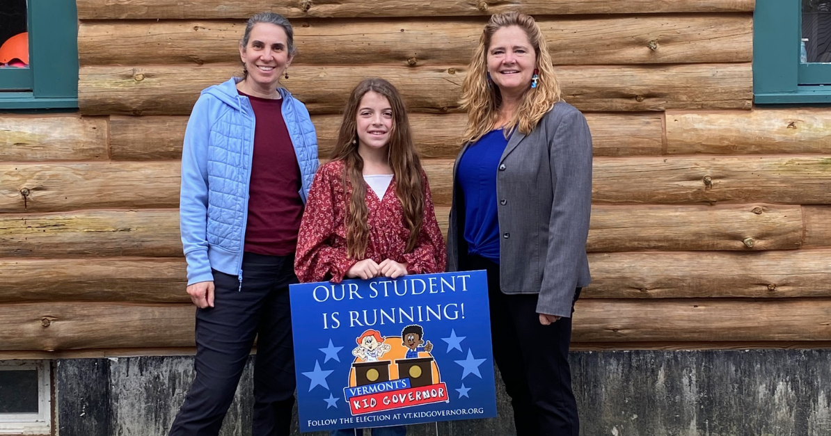 Red Fox student selected as finalist for Vermont Kid Governor