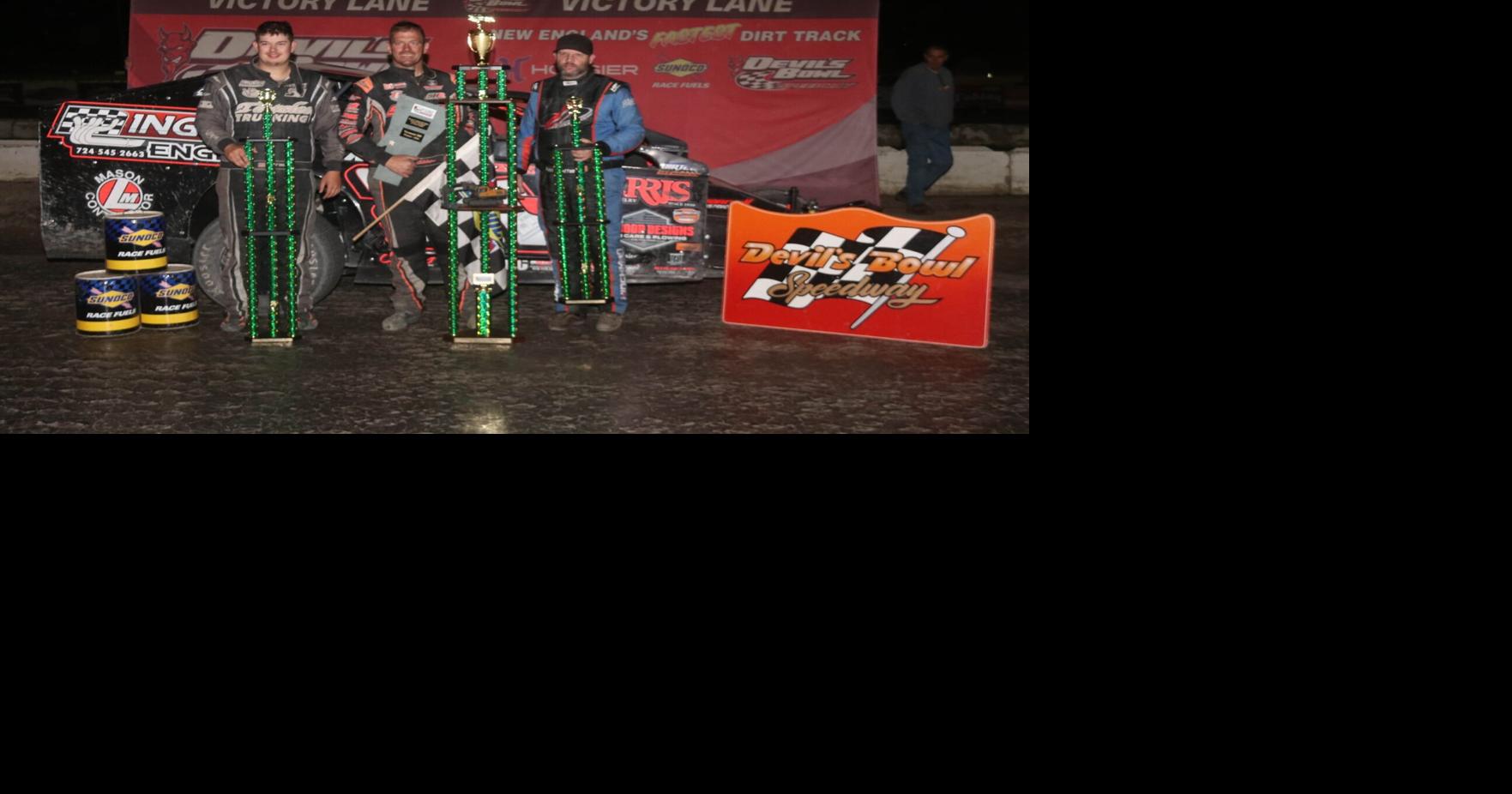 Calabrese cruises to victory in the Fabian Earth Moving Vermont 200, Manchester's Towslee claims second