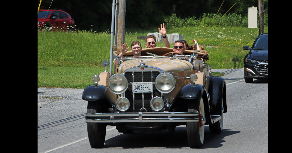 Franklin comes to Bennington