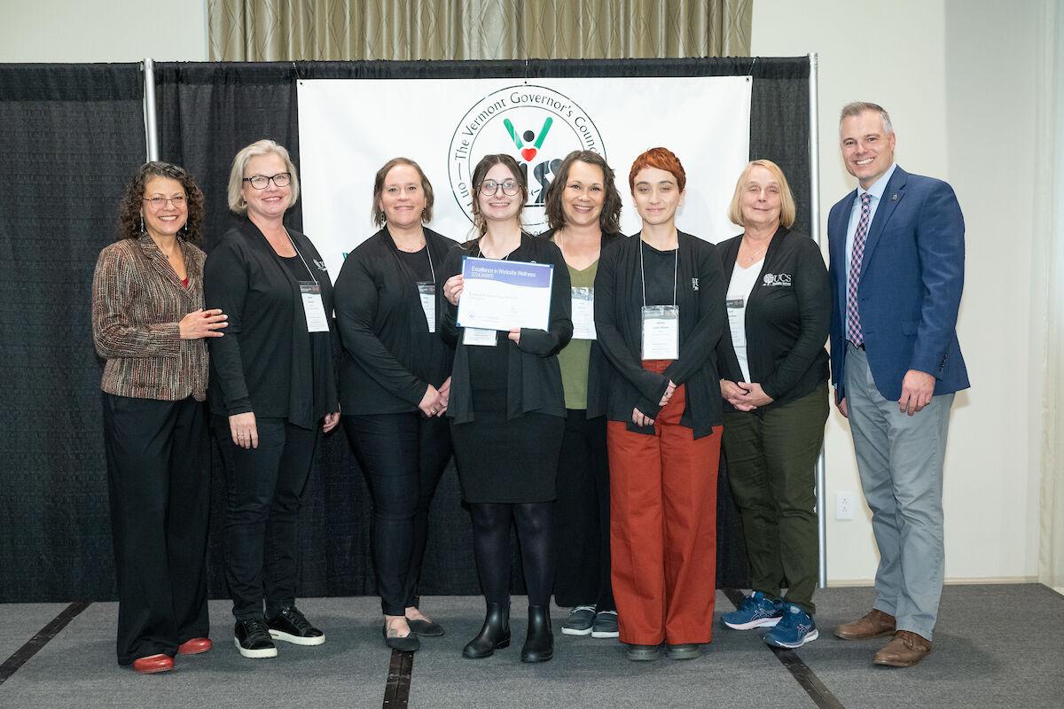 UCS accepts Governor’s Excellence in Worksite Wellness award Communitynews
