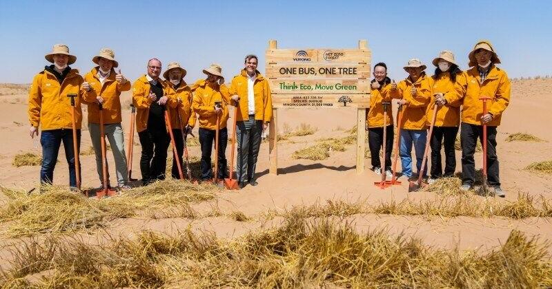 Yutong Bus Announces Major Milestone for "Net Zero Forest" Initiative on Earth Day 2025: One Tree Planted per Bus in Operation