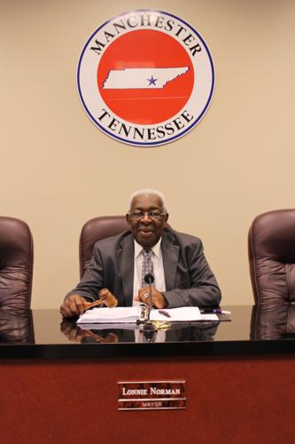 Mayor Norman addresses City of Manchester residents