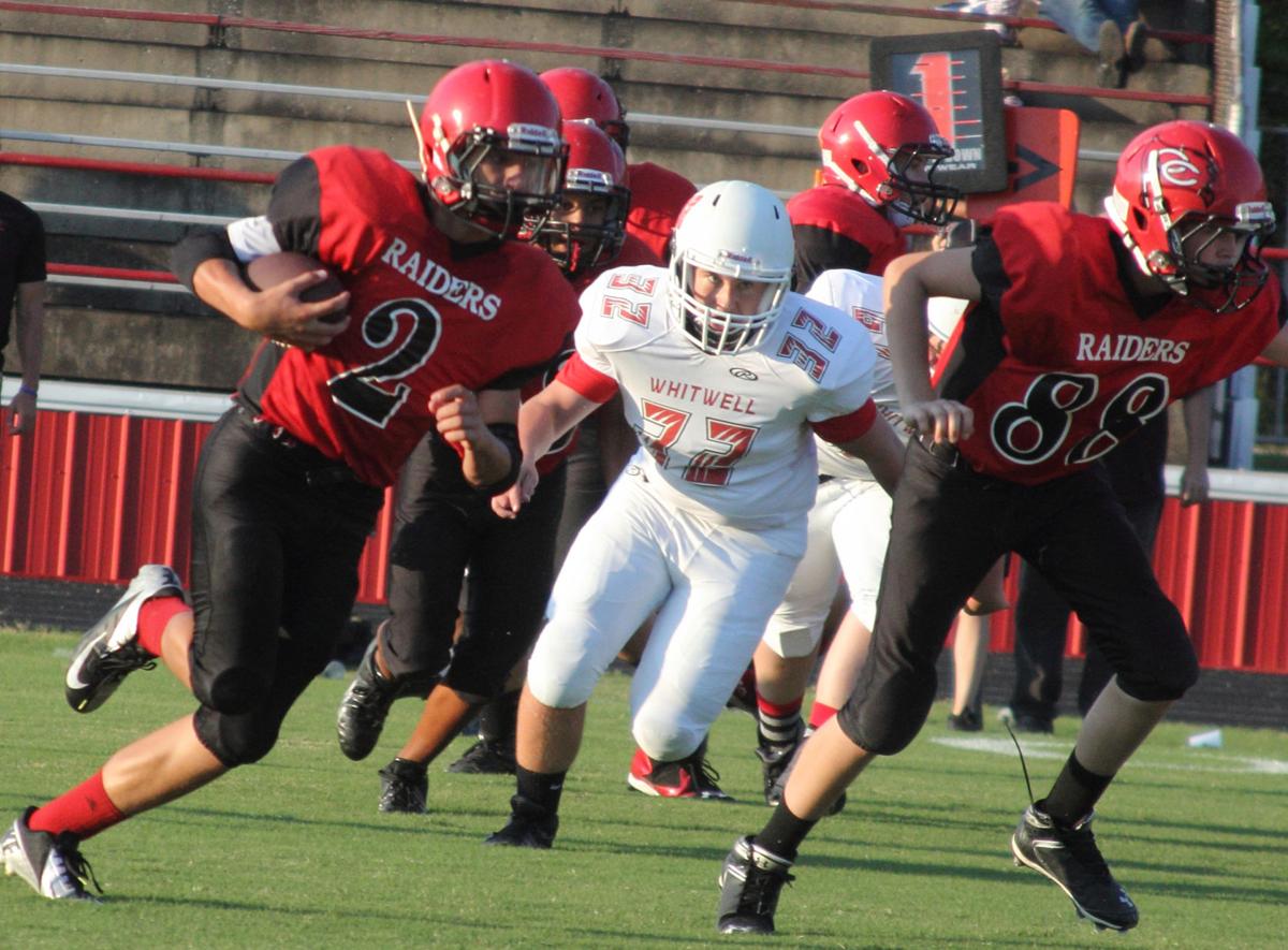 Middle School Football Raiders Roll Past Whitwell In Opener Local Sports Manchestertimes Com