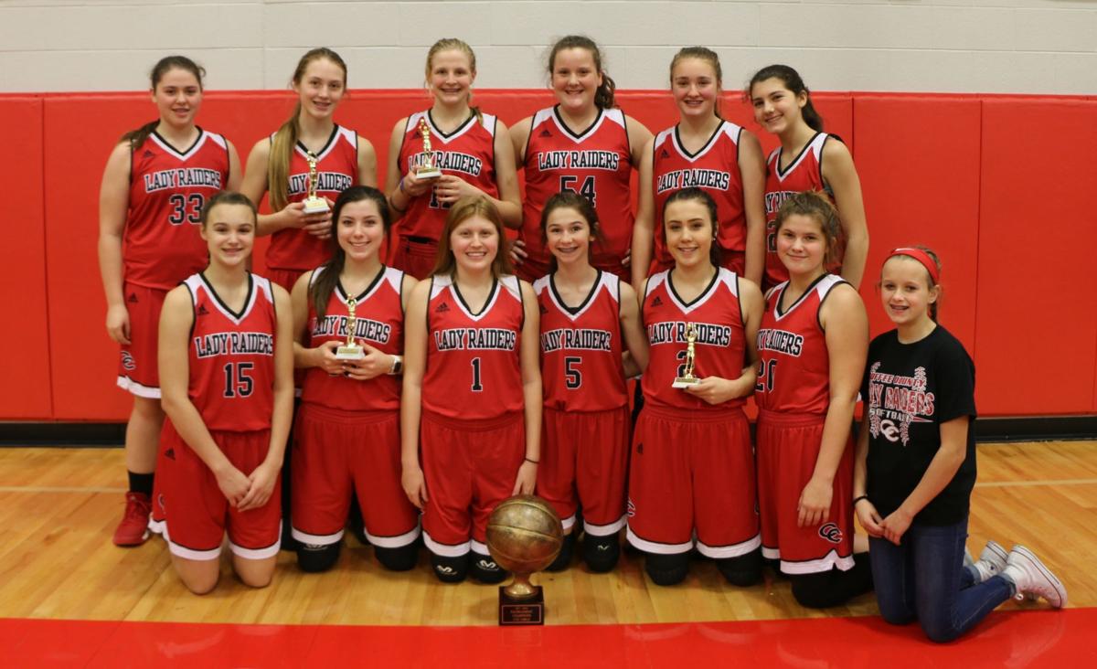 Middle School Basketball Lady Raiders Claim Third Tournament