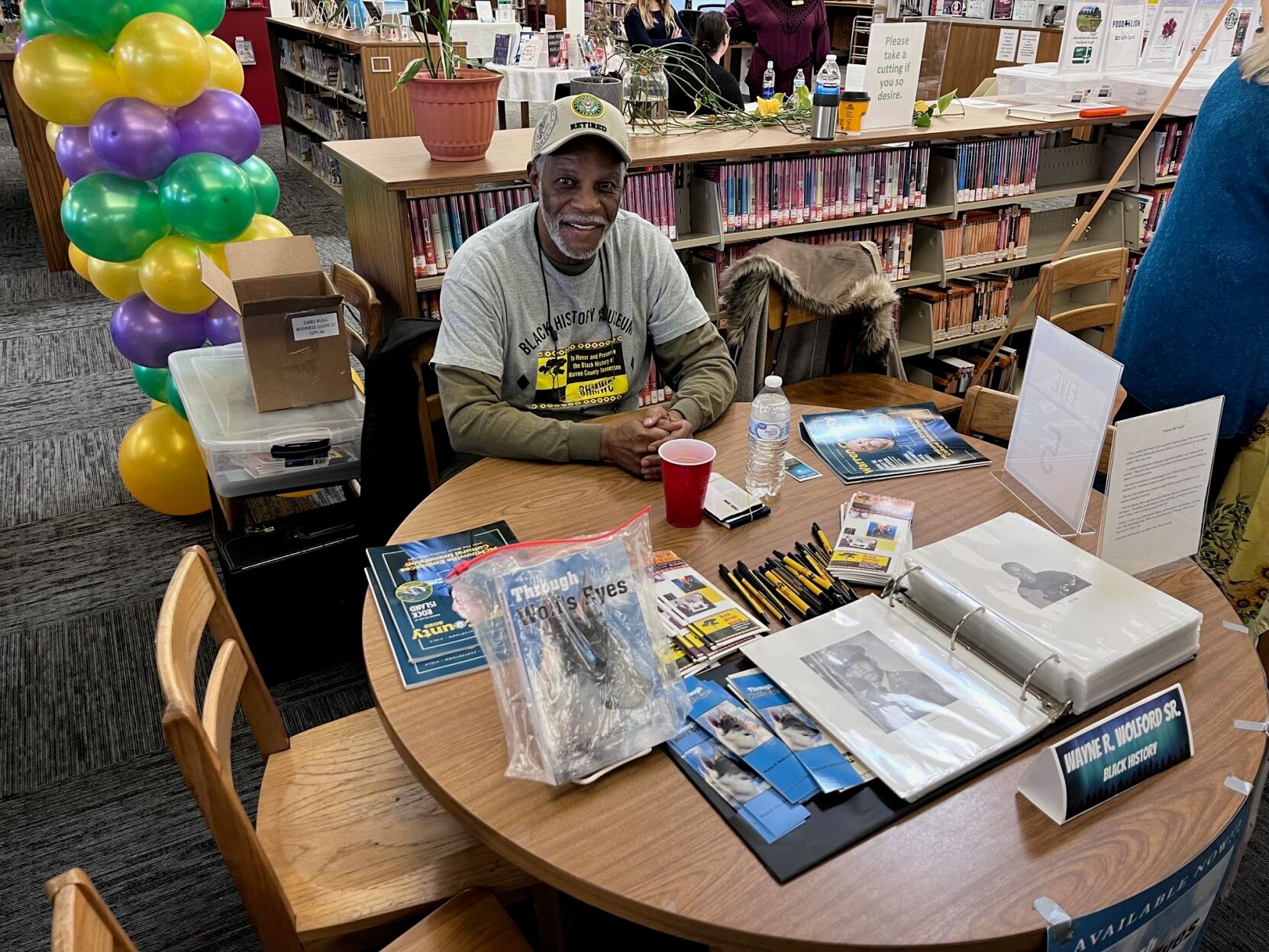 Library features author signing to kickoff adult reading program