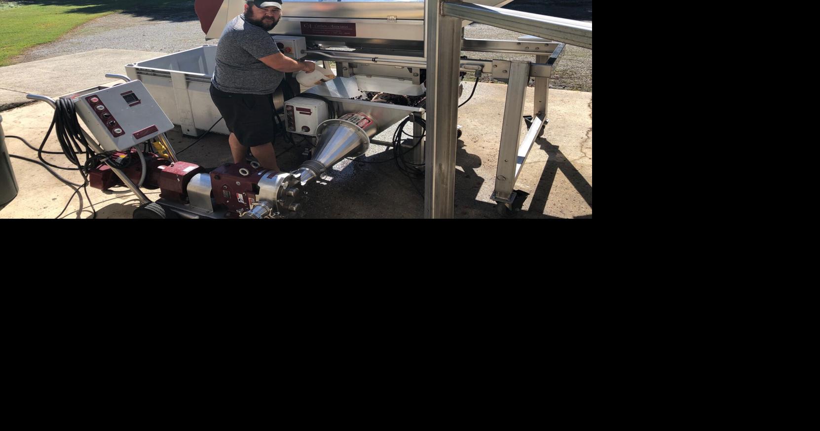 Bean’s Creek Winery crushing grapes as season comes to a close Local