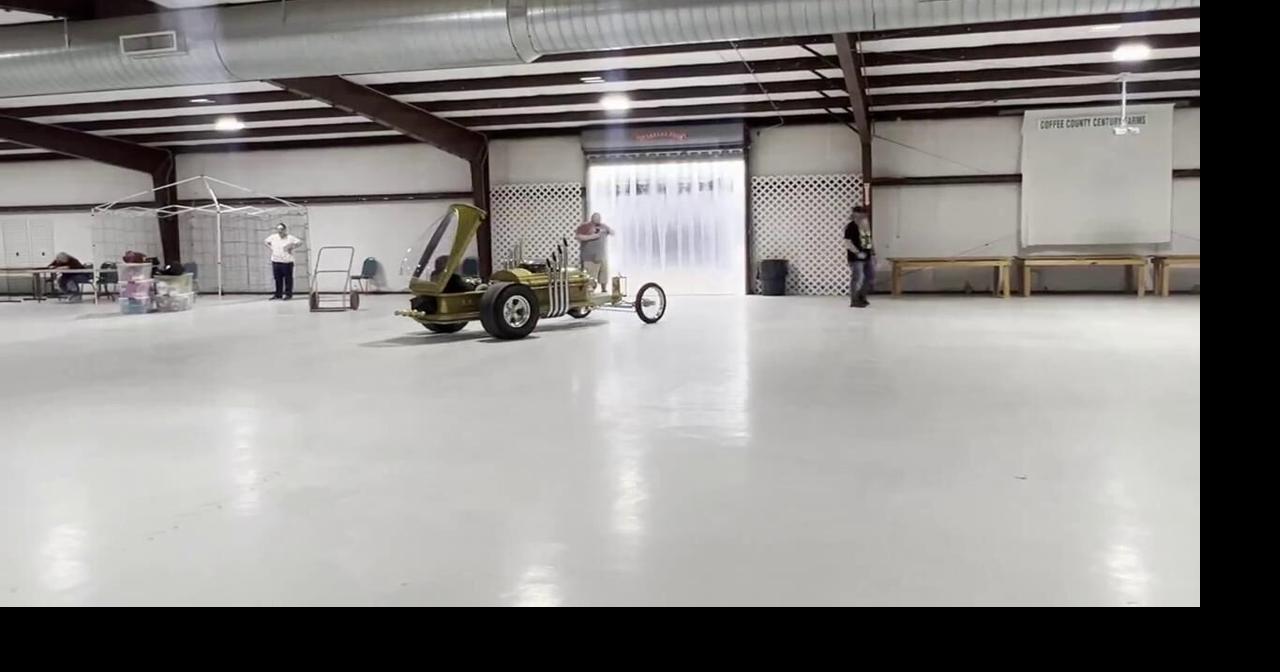 Butch Patrick AKA Eddie Munster, arrives in style to Coffee County Fairgrounds Local