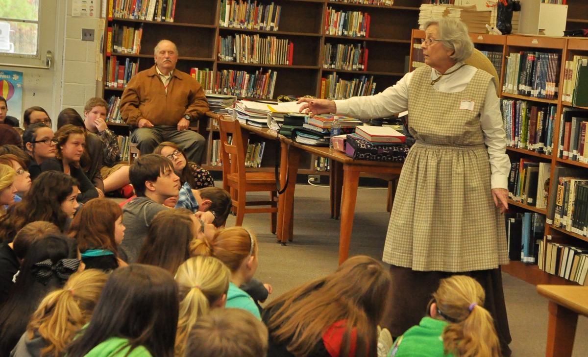 Historical society offers Appalachian natural wisdom to seventh graders through portrayal of local figure