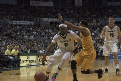 Hawaii Men S Basketball Cruises To Win Over Cal Poly Sports