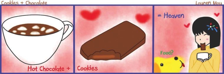 Cookies + chocolate