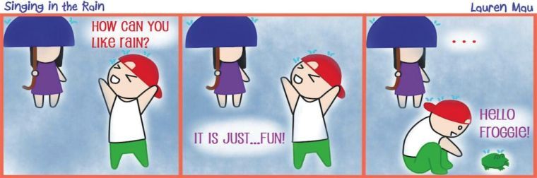 Singing in the rain