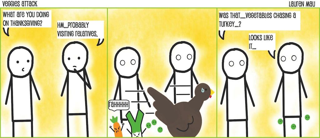 Veggies attack